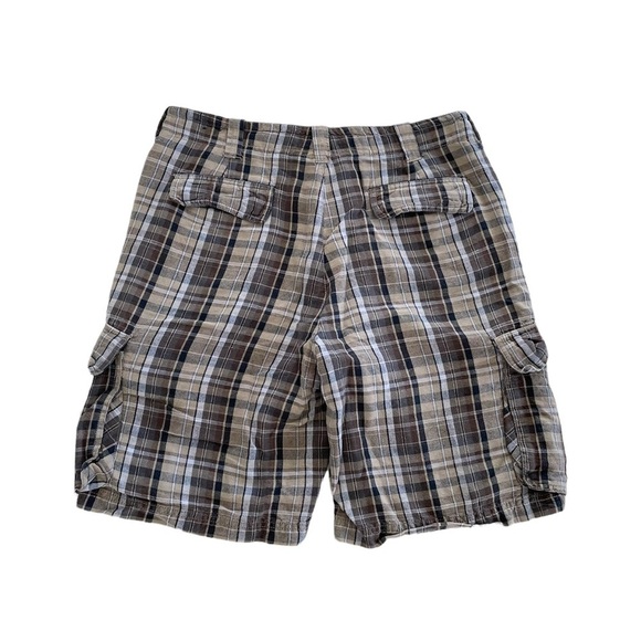 Club Room Tan Plaid Cargo Men’s shorts size 32W - Picture 4 of 15